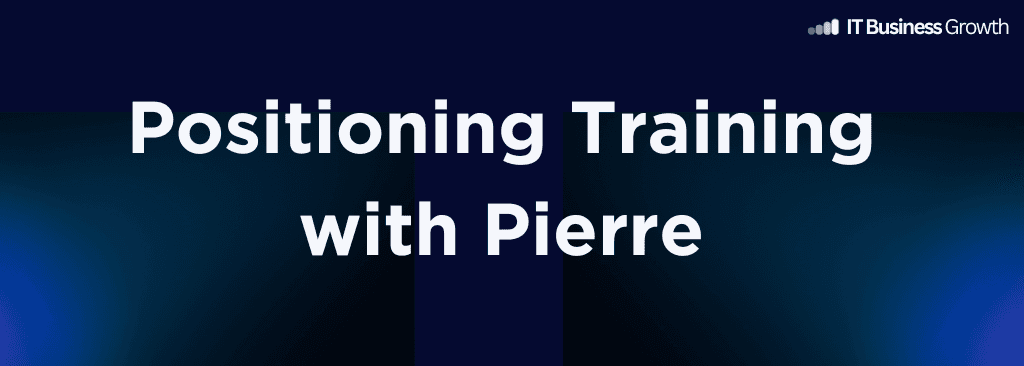 Positioning Training with Pierre
